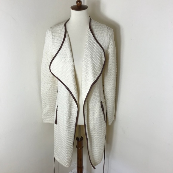 NEW Boston Proper long belted cardigan - Picture 6 of 8